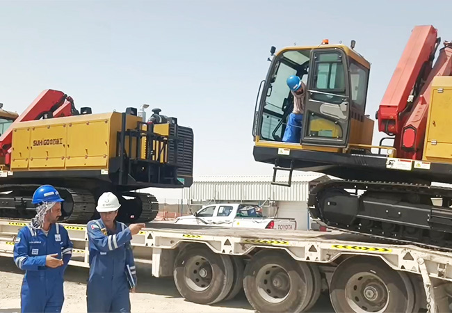 SUHIGO UAE plant Folding Arm Paywelder station delivered to customers